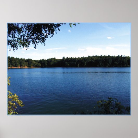 Poster Imprimer Walden Pond (Devant)