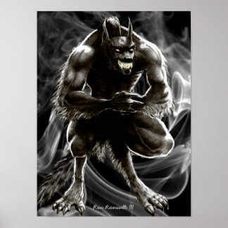 Poster Imprimer Werewolf