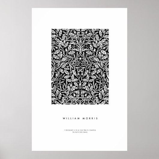 Poster Imprimer William Morris Acorn (Devant)