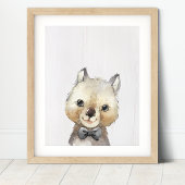 Poster Imprimer Wombat Bowtie Nursery Art