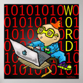 Poster Imprimer "Word"- par Kev Moore (Devant)