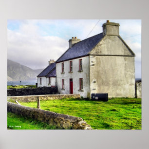 Poster Imprimerie agricole irlandaise ancienne