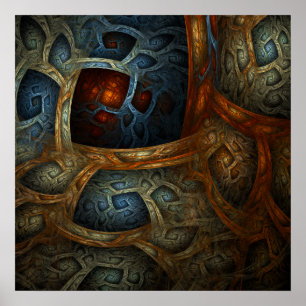Poster Imprimerie d'art "Cloistered Worlds"