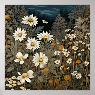 Poster Imprimerie d'art fleur sauvage