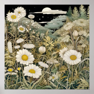 Poster Imprimerie d'art fleur sauvage