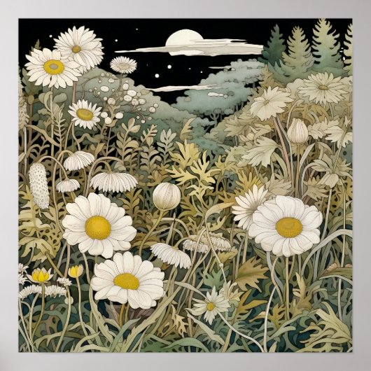 Poster Imprimerie d'art fleur sauvage (Devant)