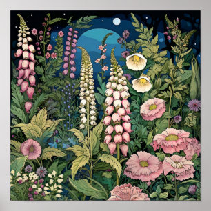 Poster Imprimerie d'art fleur sauvage