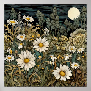 Poster Imprimerie d'art fleur sauvage