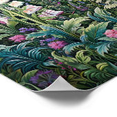 Poster Imprimerie d'art fleur sauvage (Coin)