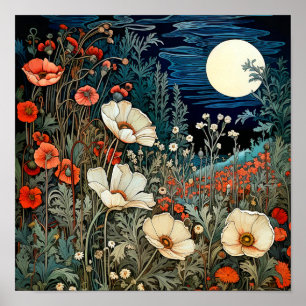 Poster Imprimerie d'art fleur sauvage