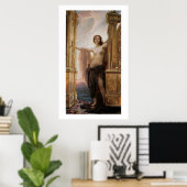 Poster Imprimerie d'art victorien romantique (Bureau à domicile)