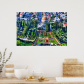 Poster Imprimerie de jardin Baha'i (Cuisine)
