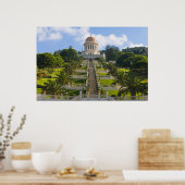 Poster Imprimerie de jardin Baha'i (Cuisine)