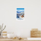 Poster Imprimerie de voyage de Chamonix France (Cuisine)