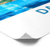 Poster Imprimerie de voyage de Dalian Chine (Coin)