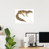 Poster Imprimerie Leopard Gecko (Bureau à domicile)