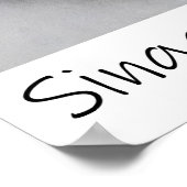 Poster Imprimerie Pomfret vapeur Singapour (Coin)