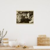 Poster Imprimerie vintage garçons Daughaday Imprimante mo (Cuisine)