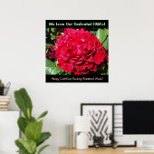 Poster Imprimés d'art pour la semaine des aides-soignants (Bureau à domicile)