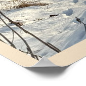 Poster Imprimés sur l'affiche de neige (Coin)