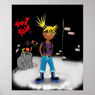 Poster Imprimez "Trash Talk" - par Kev Moore