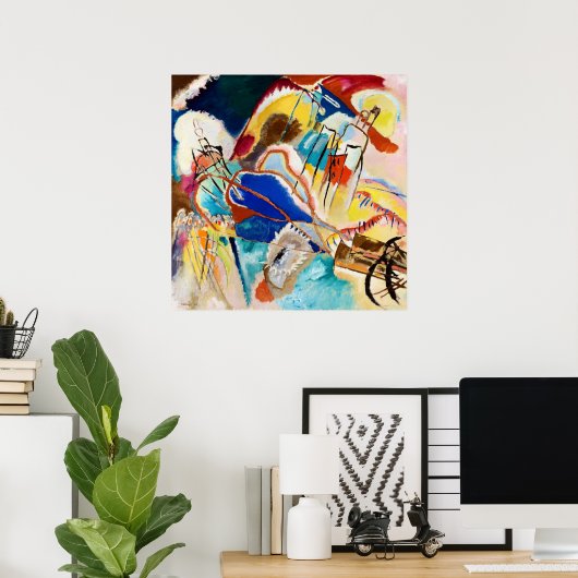 Poster Improvisation 30 (Canons) de Wassily Kandinsky (Bureau à domicile)