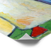 Poster Improvisation 6 (africaine), Kandinsky 1909 (Coin)