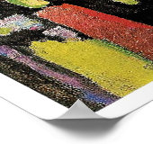 Poster Improvisation 9, art abstrait de Wassily Kandinsky (Coin)
