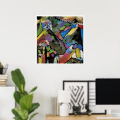Poster Improvisation 9, art abstrait de Wassily Kandinsky (Bureau à domicile)