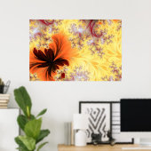 Poster improvisation automnale (Bureau à domicile)