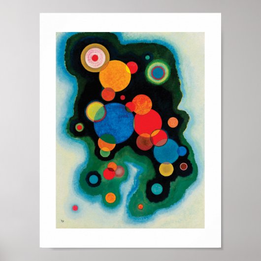 Poster Impulsion profonde par Wassily Kandinsky (Devant)