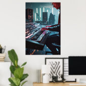 Poster Impulsion Sonique (Bureau à domicile)