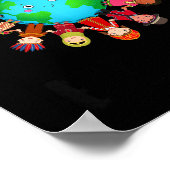 Poster In A World Be Kind Sitive Kids Choose Kindness Day (Coin)