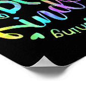 Poster In A World Where You Can Be Anything Be Kind Tie D (Coin)