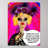 POSTER In elke oude persoon is een jongere persoon (Voorkant)