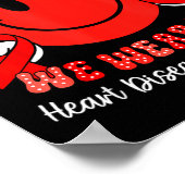 Poster In February We Wear Red Chd Awareness Heart Diseas (Coin)