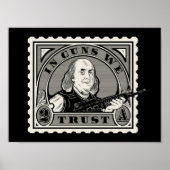 Poster "In Guns We Trust" (Devant)