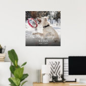 Poster In Love Memory Calligraphy Pet Photo Monogramme (Bureau à domicile)