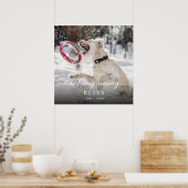Poster In Love Memory Calligraphy Pet Photo Monogramme (Cuisine)
