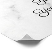 Poster In Love Memory Photo Citation funéraire (Coin)