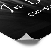 Poster In Love Memory Photo Funérailles commémoratives (Coin)