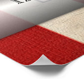 Poster In Love Memory Photo militaire personnalisée (Coin)