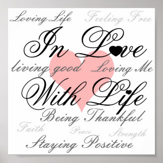 Poster In Love With Life