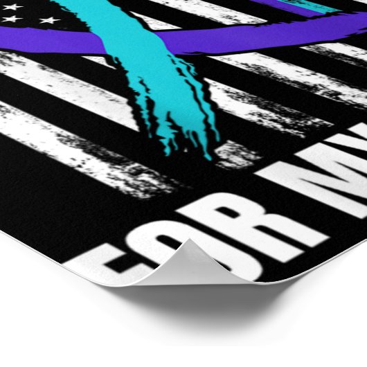 Poster In Memory Of Brother Suicide Awareness Flag Graphi (Coin)