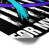 Poster In Memory Of My Grandma Suicide Awareness Flag Bac (Coin)