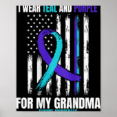 Poster In Memory Of My Grandma Suicide Awareness Flag Bac (Devant)