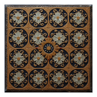 poster in middeleeuwse stijl perfect poster