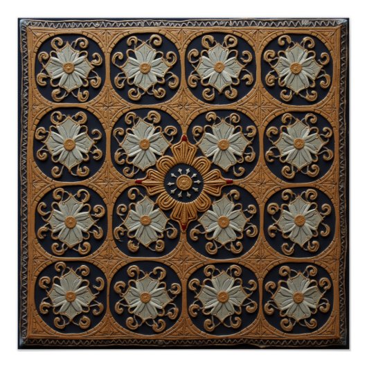 poster in middeleeuwse stijl perfect poster (Voorkant)