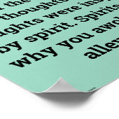 Poster "In moderation", funny, humor, joke (Coin)