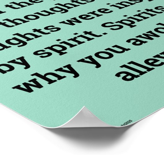 Poster "In moderation", funny, humor, joke (Coin)